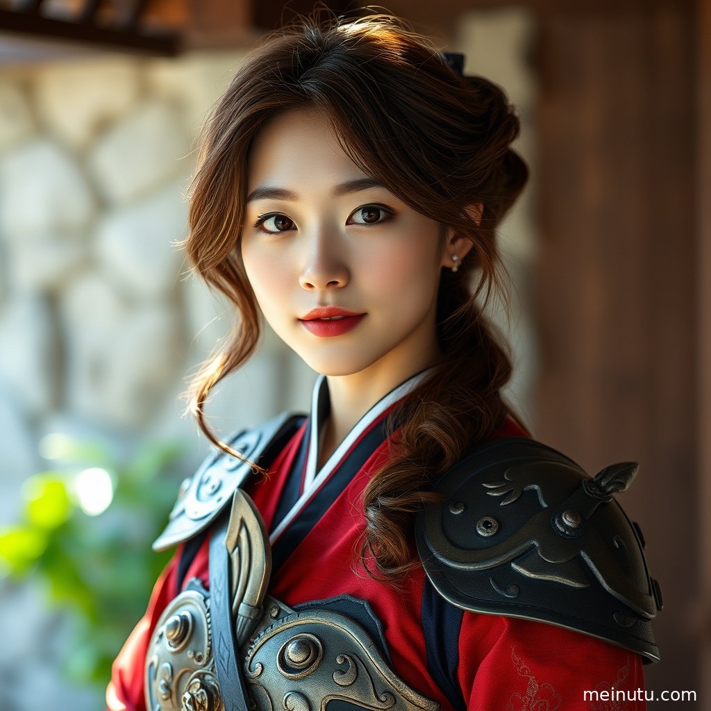 The beach setting adds a romantic touch to the cosplay costume photoshoot, with the adult woman's half-body composition conveying a sense of narrative.