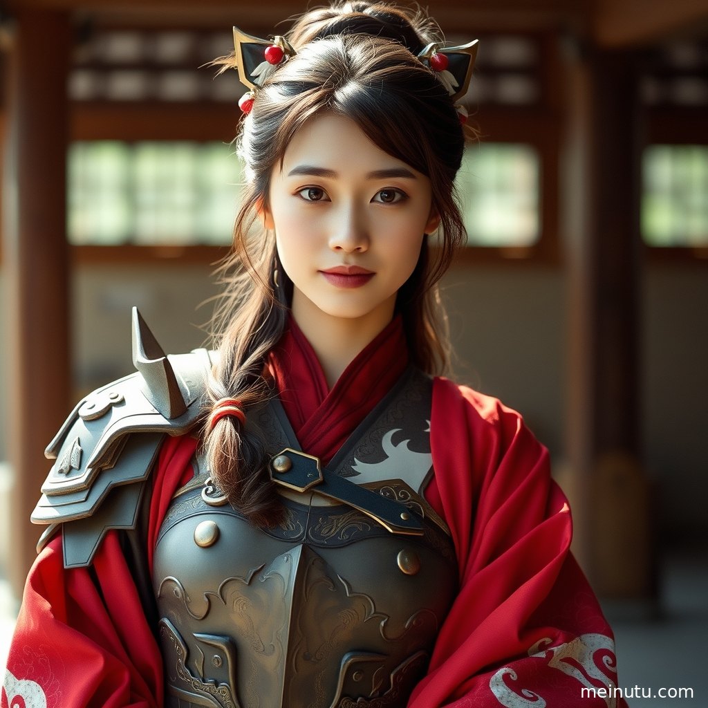 High-definition full-body composition displays the complete cosplay character look and scene ambiance.