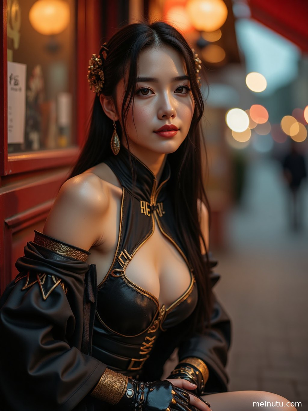 海边沙滩上，成年女子回眸一笑，尽显活力。